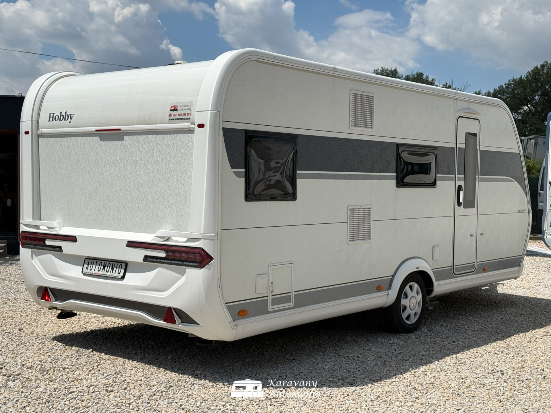 Hobby 545 KMF De Luxe Klíma, Solar, Mover, Menič, Predstan, TV