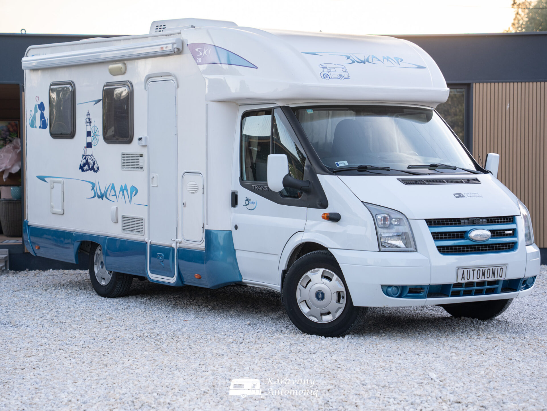 Rimor Blucamp Sky 20 Ford Markíza, Klíma, Solar, Nosič, Menič, TV, Ventilátor