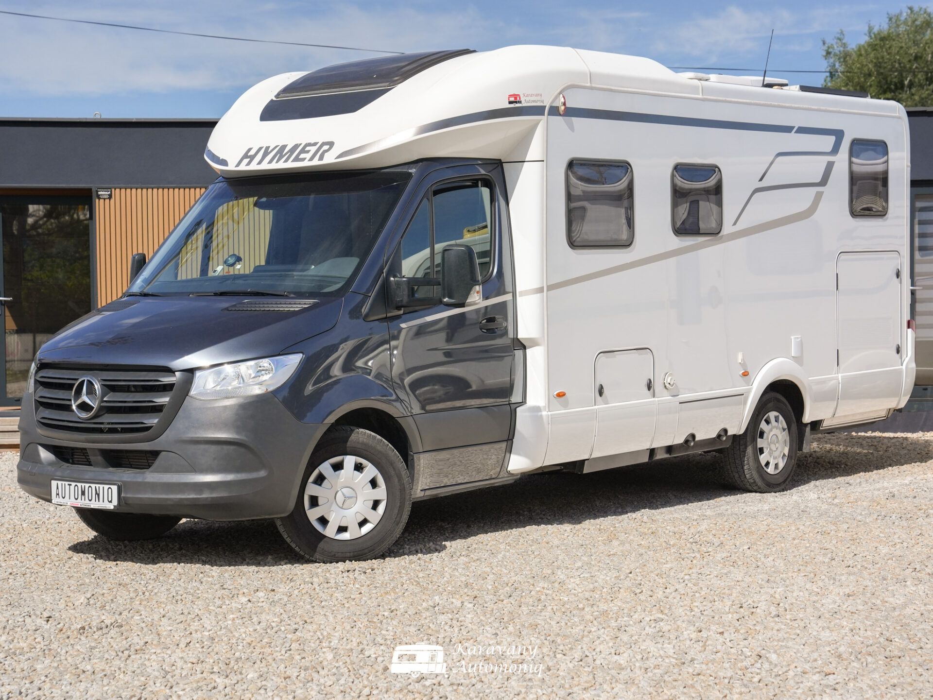 Hymer B 680 Mercedes Plná výbava, 3,5t, Markíza, Klíma, Solar, Nosič, TV, Sat, Stab. nohy, DuoControl, Adaptív