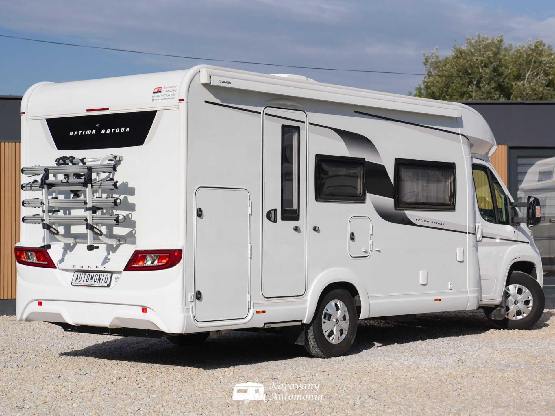 Hobby T65 HKM Optima Ontour Citroen Plná výbava, Klíma, Solar, Markíza, Nosič, Menič, TV, Kemping set